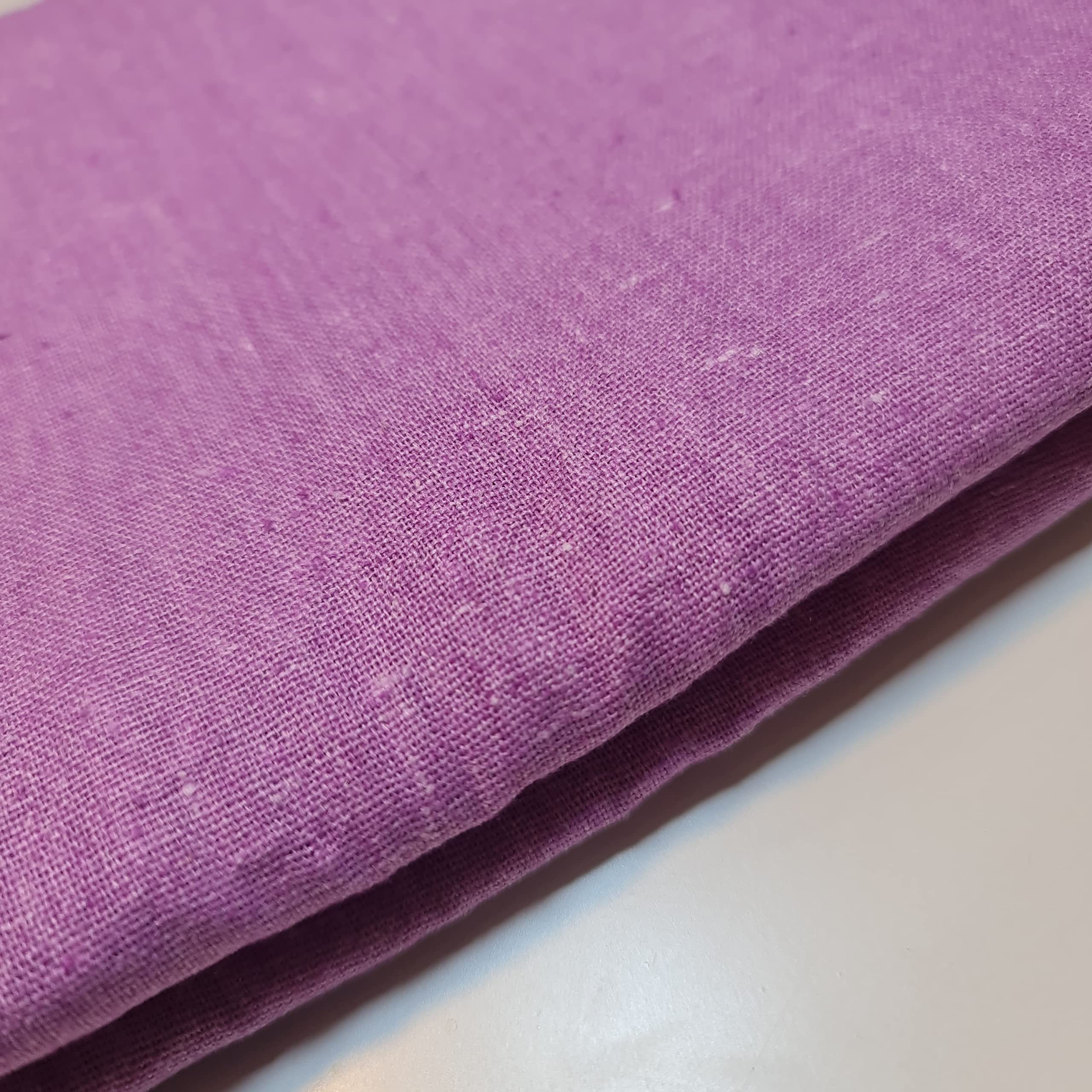 Cotton Calico Canvas Natural *New* 25 Color Craft Patchwork Fabric Material 58" (Lavender, 1 Meter)