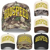 Godspeed Collegiate Hat | Choose Your Premium Adjustable Snapback Baseball Vintage Trucker Hats for Men &amp; Women