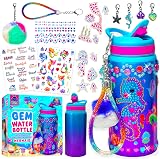 Purple Ladybug Mermaid Water Bottle Craft Kit for Kids 4 5 6 7 8 Years view 1