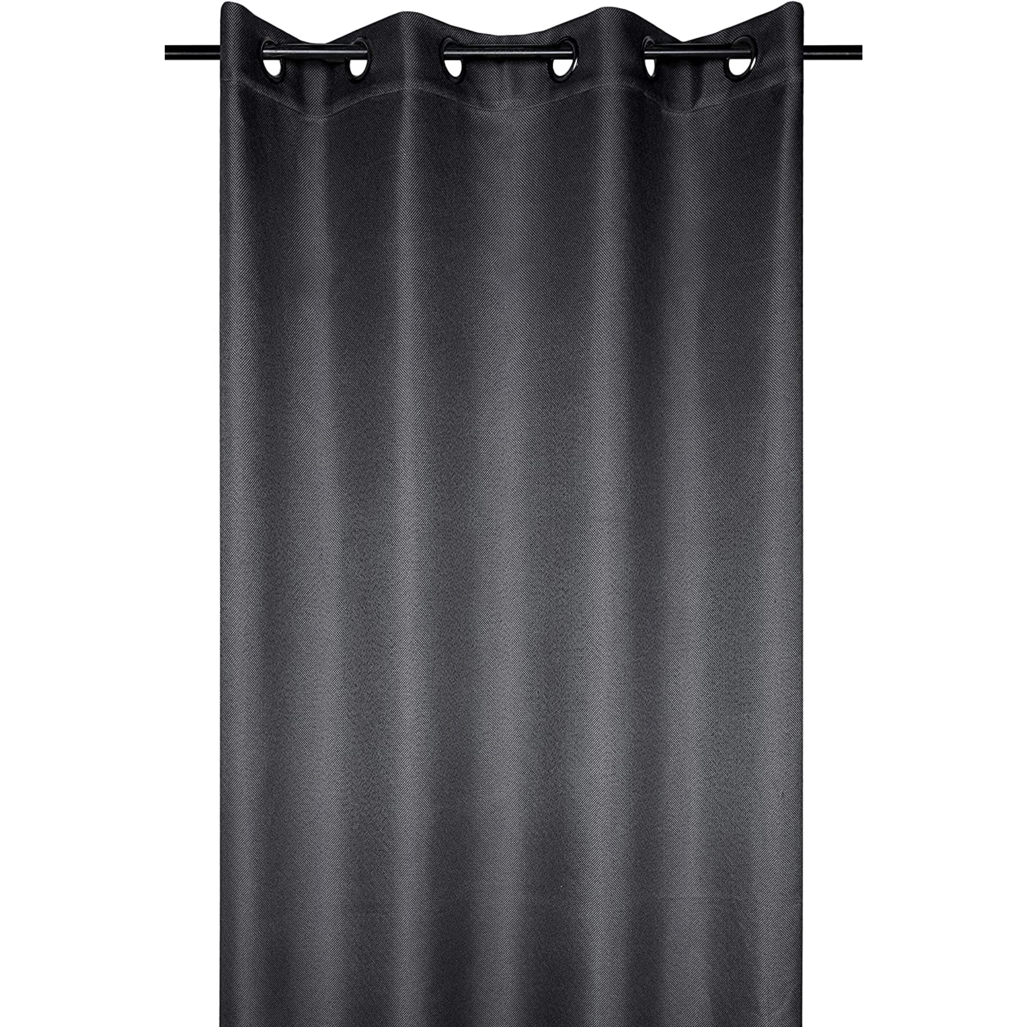 LOVELY CASA COPENHAGUE Blackout Curtain 140 x 260 cm Polyester Anthracite