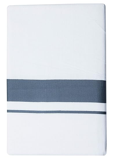 Men's Pure Cotton Dhoti's (125_White_3.60M)