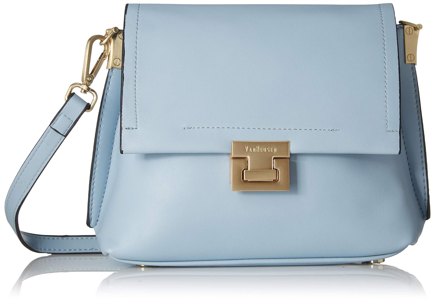 light blue sling bag