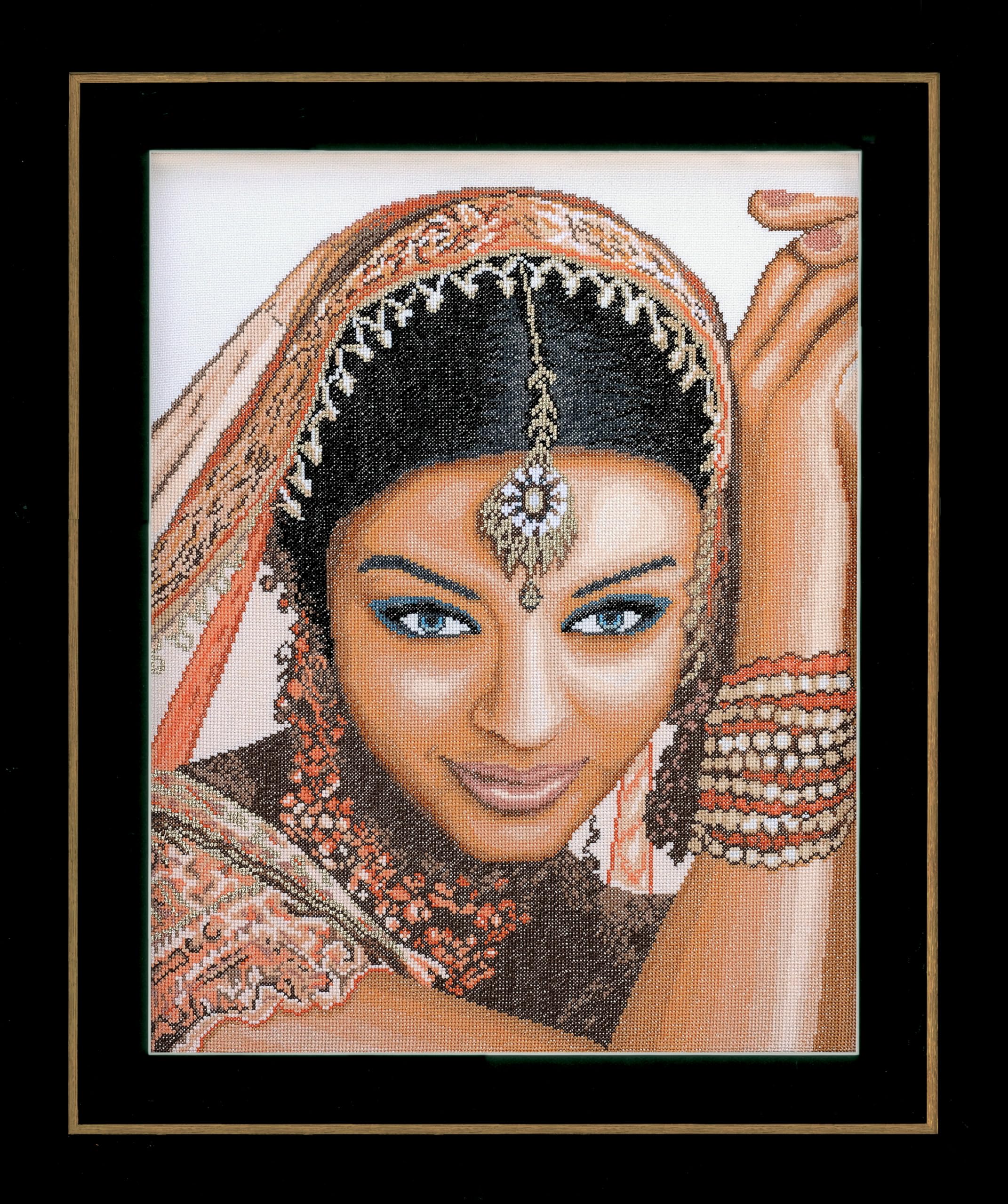 Lanarte Cross Stitch Kit, Cotton, Multicoloured, 39 x 49 x 0.3 cm