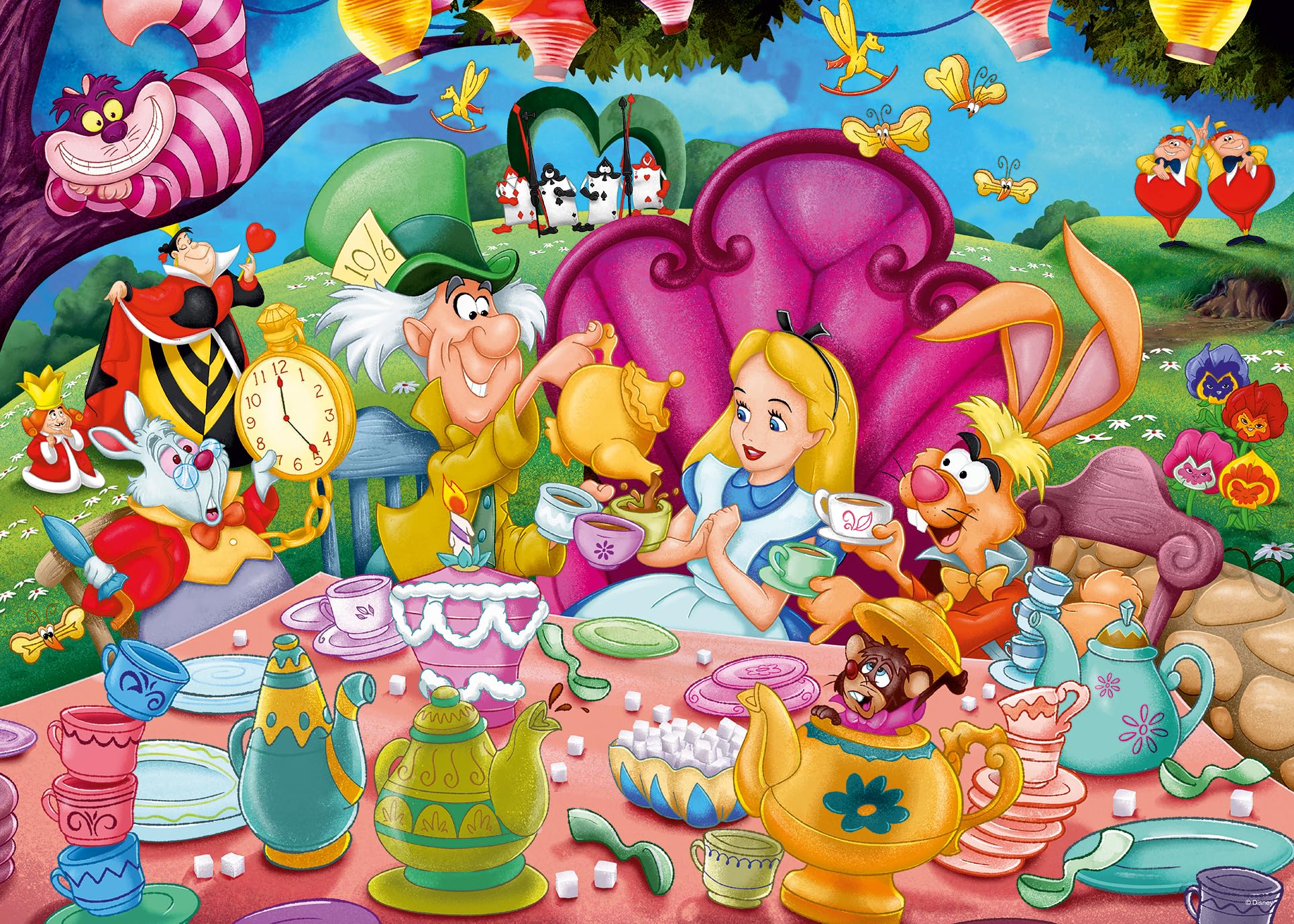 Ravensburger Disney Collector's Edition Alice in Wonderland Gifts - 1000 Piece Jigsaw Puzzles for Adults and Kids Age 12 Years Up