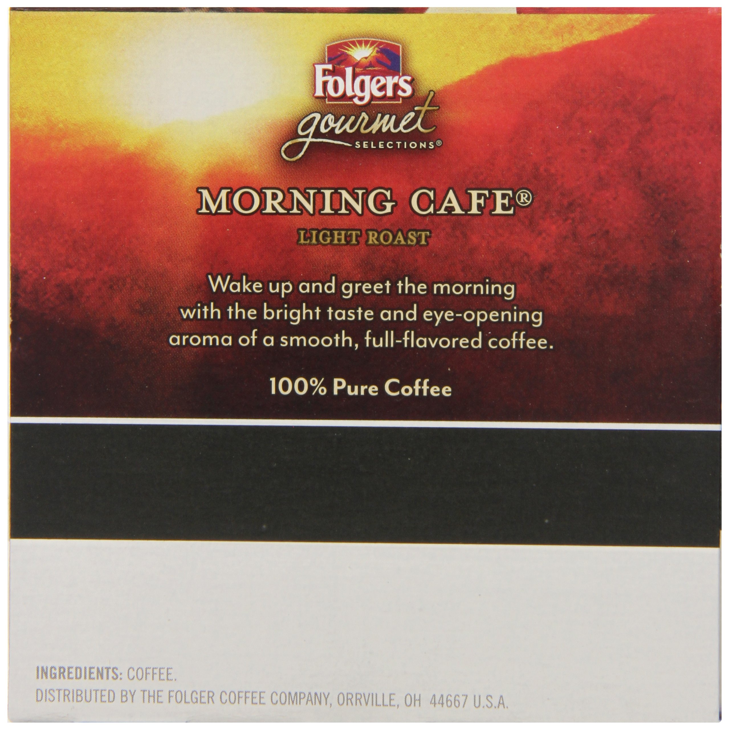 Folgers Morning Café, Mild Roast Coffee, KCup Pods for Keurig KCup