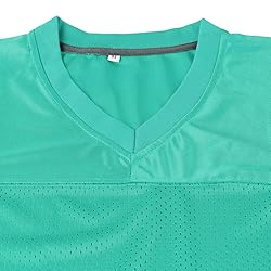 Aumudle Men Blank Plain Football Jersey Practice