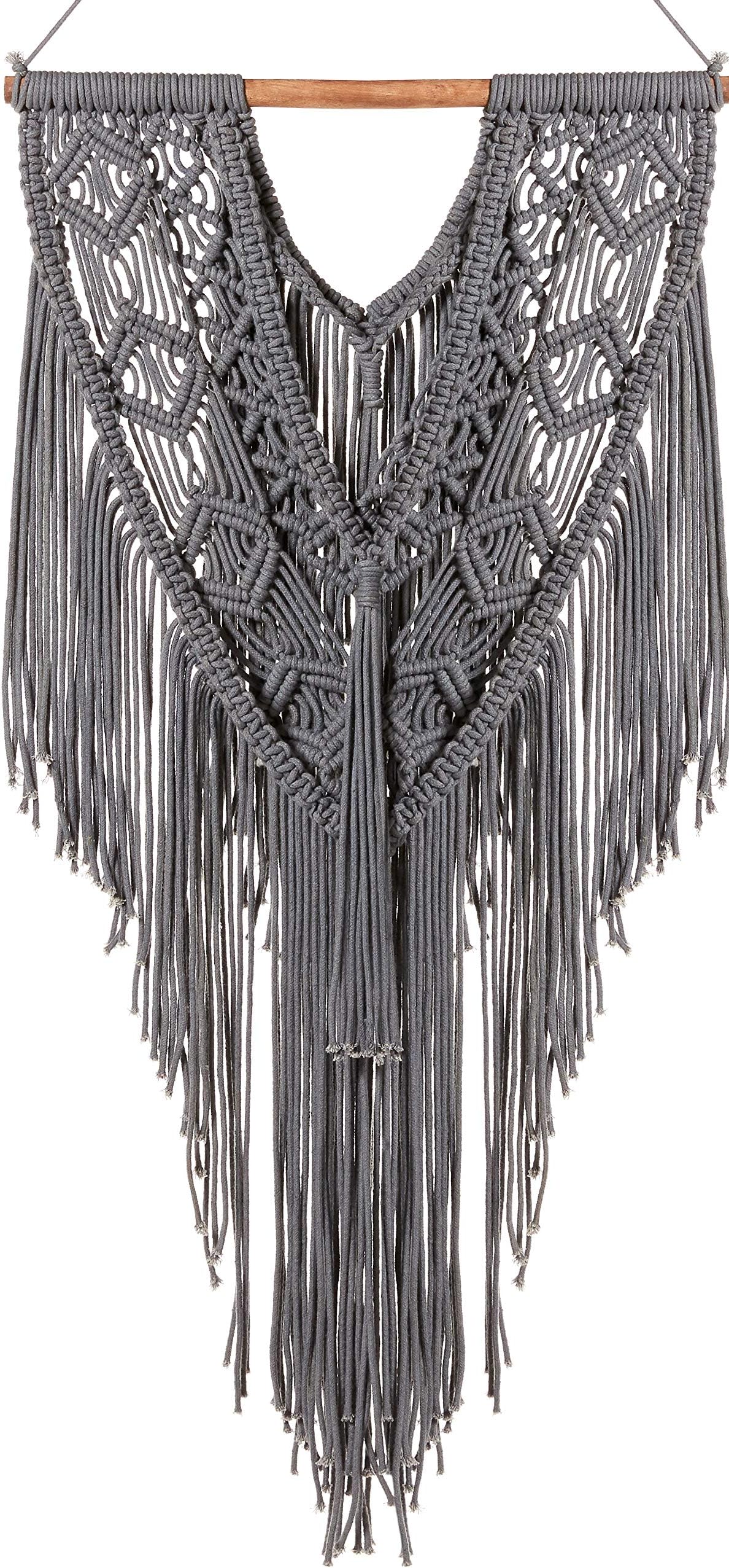 Attractive Macrame Woven Wall Hanging, Boho Chic Decor For Your Home, Cute Wall Decor, Woven Wall Hanging For Dorm Room, Nursery, Bedroom and Home, Beautiful Woven Wall Hanging, Bohemian Décor