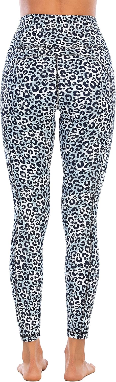 OVRUNS High Waist Yoga Pants Full Length Tights for Women Tummy Control Workout Leggings with Pocket - 28'': Clothing