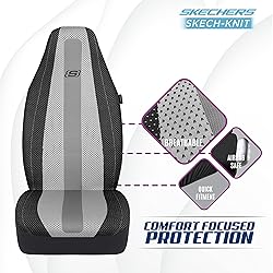Skechers Skech-Knit Car Seat Cover, One-Piece