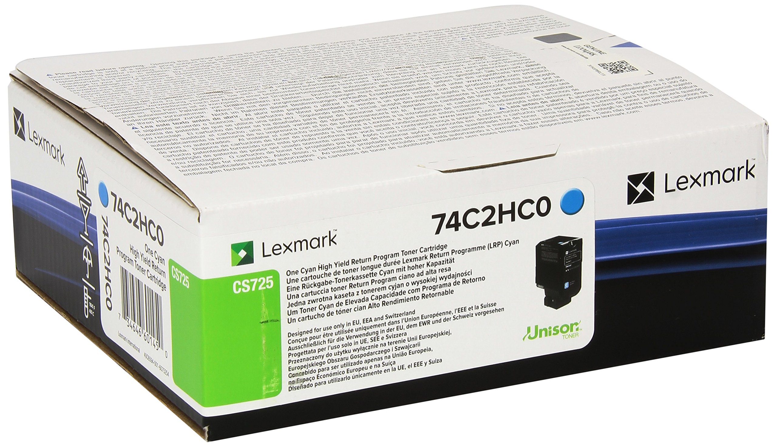 Lexmark PB Toner Cyan 12 K CS725