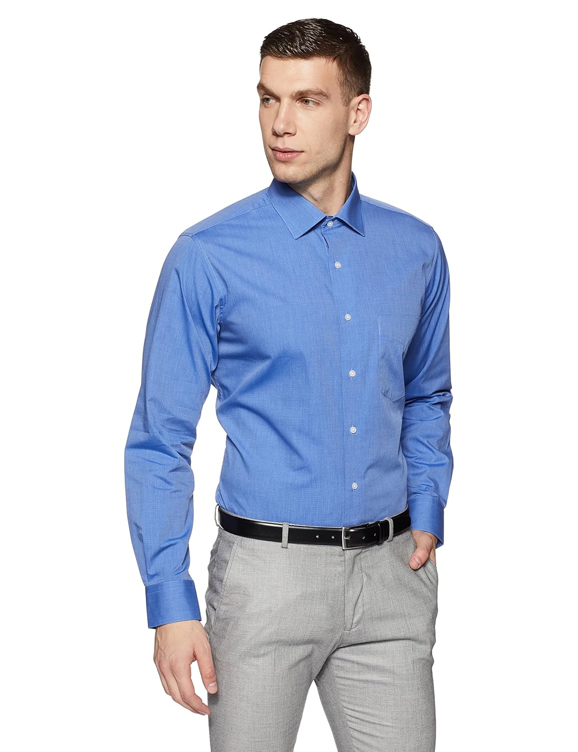 van heusen women's solid formal shirt