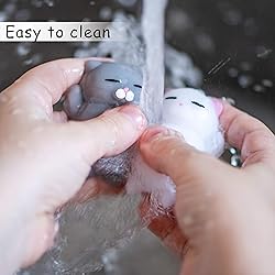 Nutty Toys Squishy Cat Set - 2" Soft Silicone