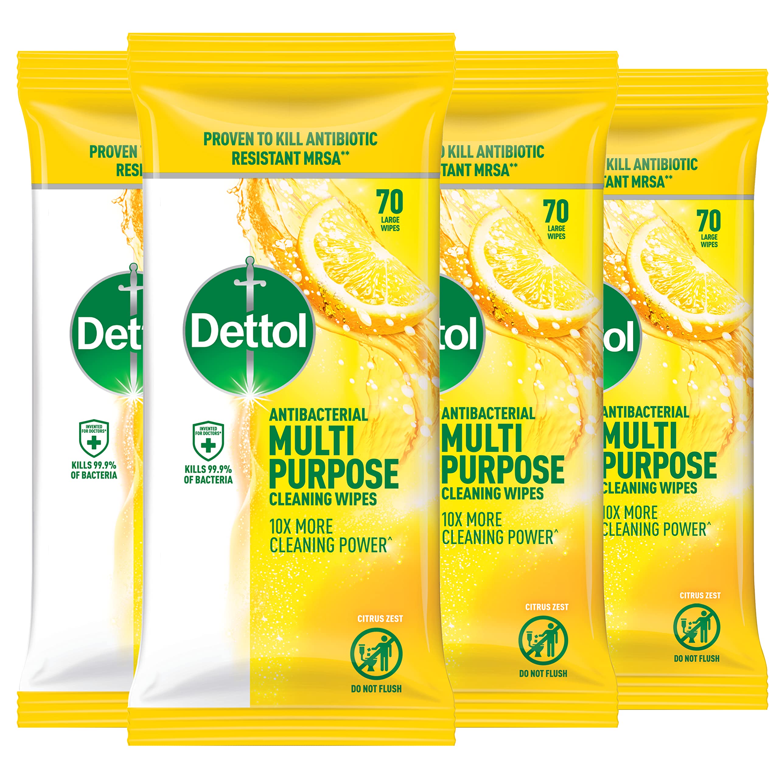 Dettol Multipurpose Wipes Citrus, 1.5 kg