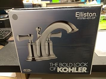Kohler R72780 4d1 Cp Faucet With Pop Up Chr Lavatory Amazon Com