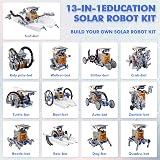 SIMPIM 13-in-1 Solar Power Robots STEM Kit Blue Educational Toy view 2