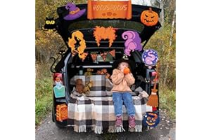 PAIVSUN Hocus Pocus Halloween Trunk or Treat Car Decoration Kit for SUV,Hocus Pocus Trunk or Treat Halloween Car Decor for Car Archway Garage Decorations,Hocus Pocus Halloween Outdoor Decorations for Car