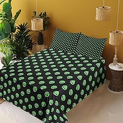 Ambesonne Alien Sheet Set, Supernatural Martiansal