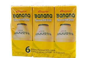Binggrae Banana Flavor Milk 6.8 fl oz (pack of 6)