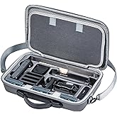 Carrying Case for Insta360 X5, Large Capacity Storage Travel Bag Protective Case Organizer for Insta 360 X5 X4 Accessories, for Charging Hub, Bullet Time Handle, Selfie Stick, with Shoulder Strap