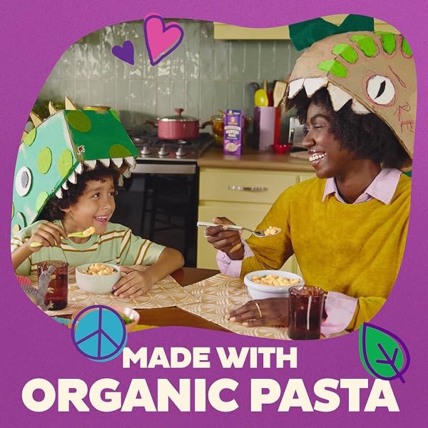ANNIE’S MACARONI AND CLASSIC CHEDDAR, MADE WITH ORGANIC PASTA AND REAL CHEESE, 4 CT, 24 OZ
