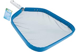 U.S. Pool Supply Professional Heavy Duty Large 15" Swimming Pool Leaf Skimmer Net - Strong Aluminum Frame for Faster Cleaning & Easier Debris Pickup and Removal