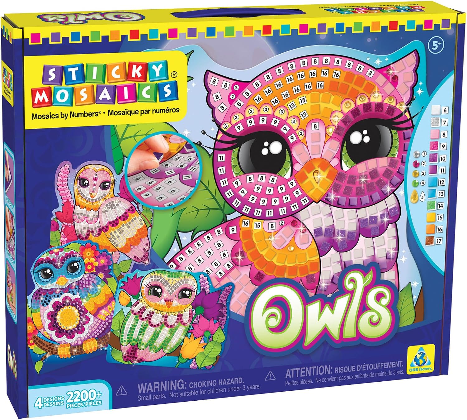 The Orb Factory Sticky Mosaics Owls