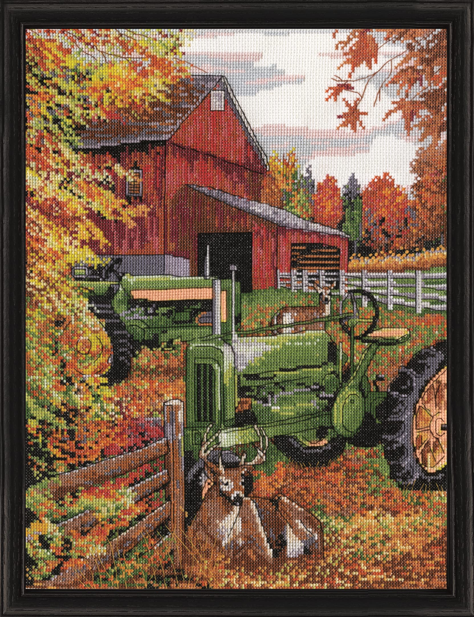 Design Works Counted Cross Stitch Kit - Tractor 28 x 35cm