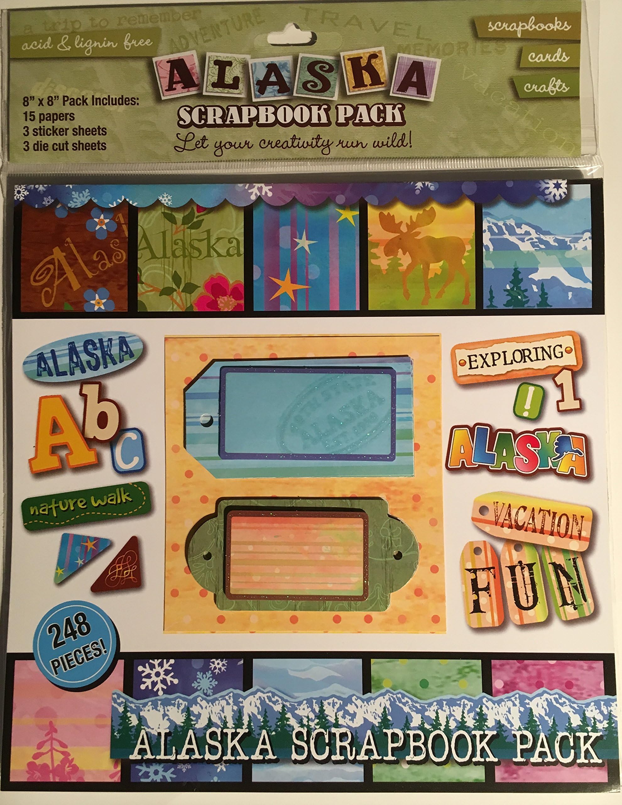 Polar Bear Gifts Alaska Scrapbook Pack