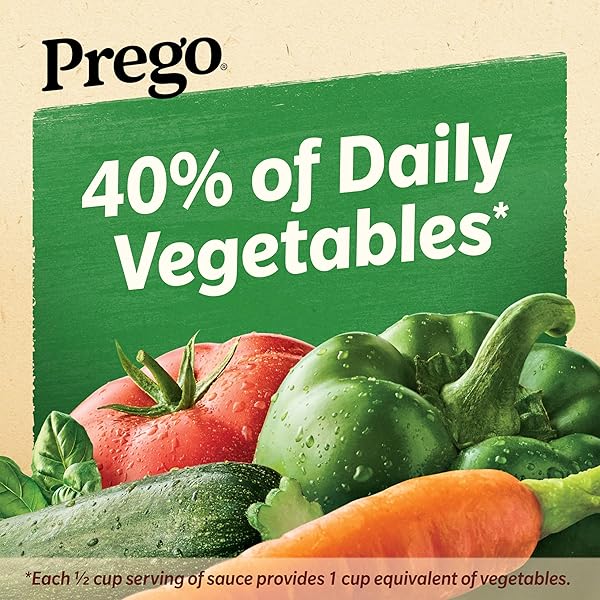 PREGO CHUNKY GARDEN COMBO PASTA SAUCE, 23.75 OZ JAR
