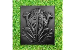 BETONEX Concrete Stepping Stone Forms Cement Plastic ABS - Frog Shape Cement DIY Concrete Molds Animals for Garden Walkway Stone Mold - Stone Molds for Concrete Stepping Stones