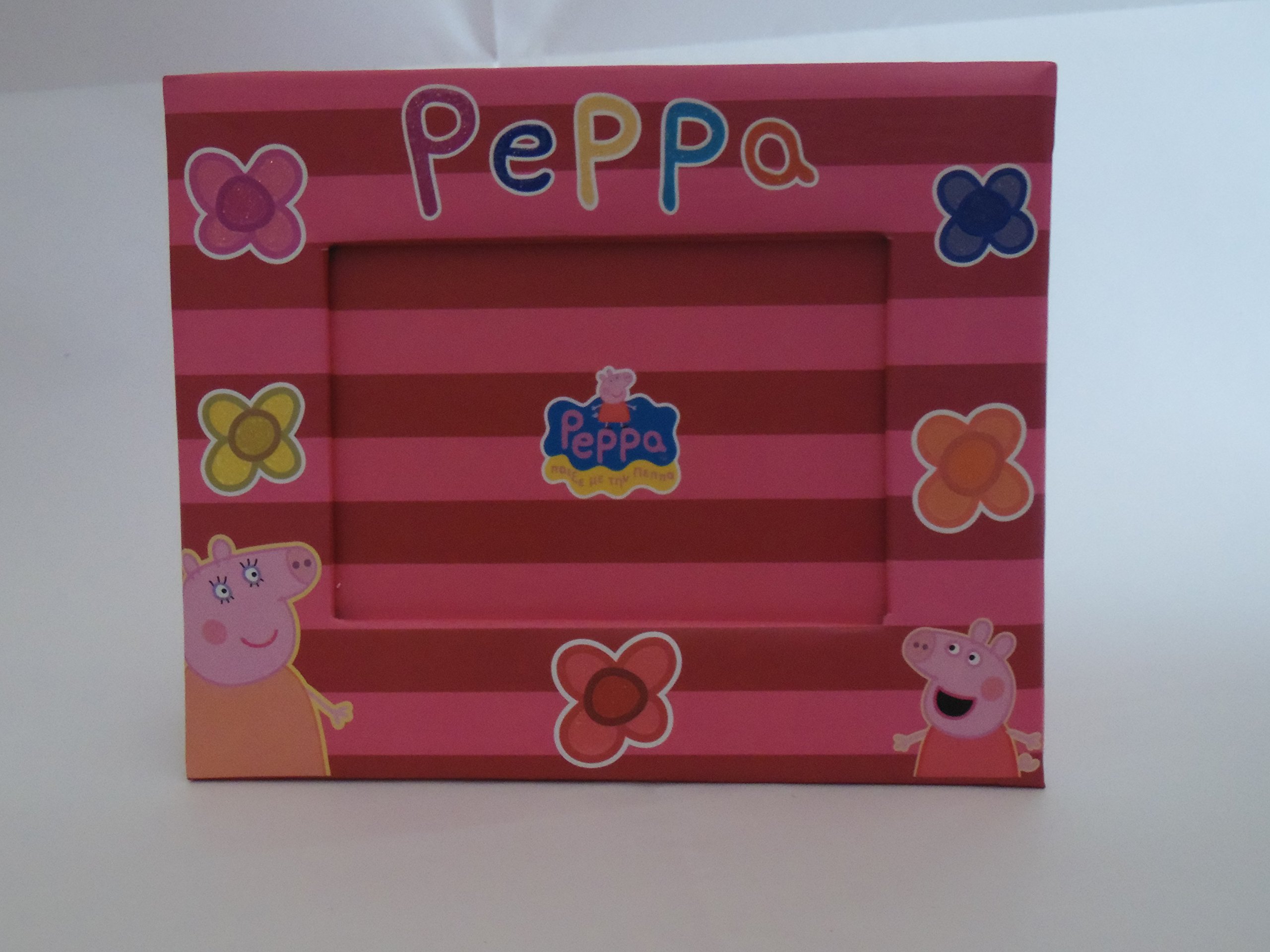 DIAKAKIS Greece 5205698135477 Kit 2 Photo Frame Peppa Pig, Glitter Print