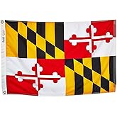 Annin Flagmakers Maryland State Flag USA-Made to Official State Design Specifications, 2 x 3 Feet (Model 142350)