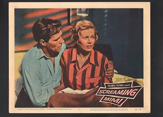 Amazon.com: MOVIE POSTER: Screaming Mimi Lobby Card-1958-Philip Carey: Entertainment Collectibles