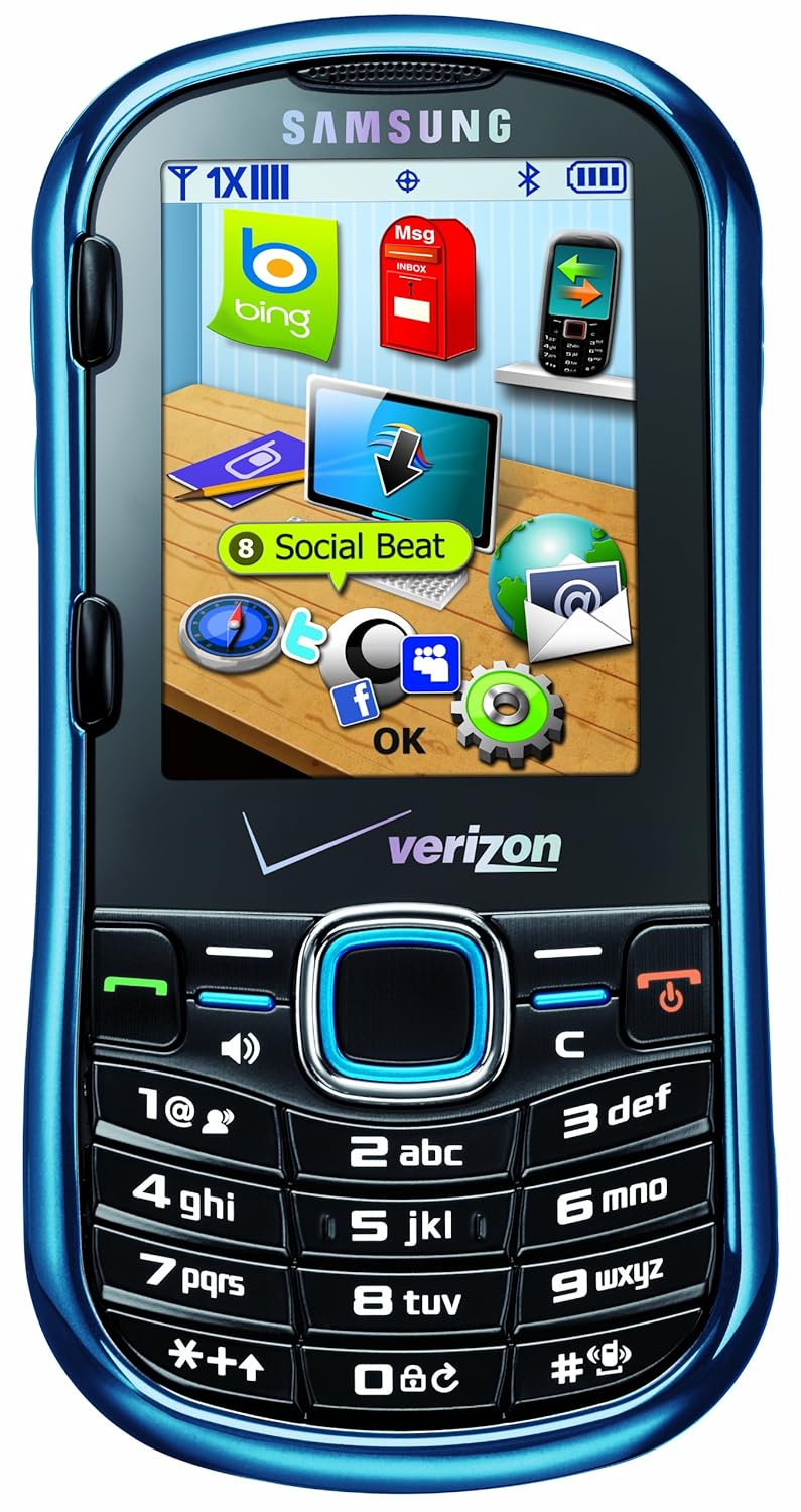 Amazon.com: Samsung Intensity II, Metallic Blue (Verizon Wireless): Cell  Phones & Accessories