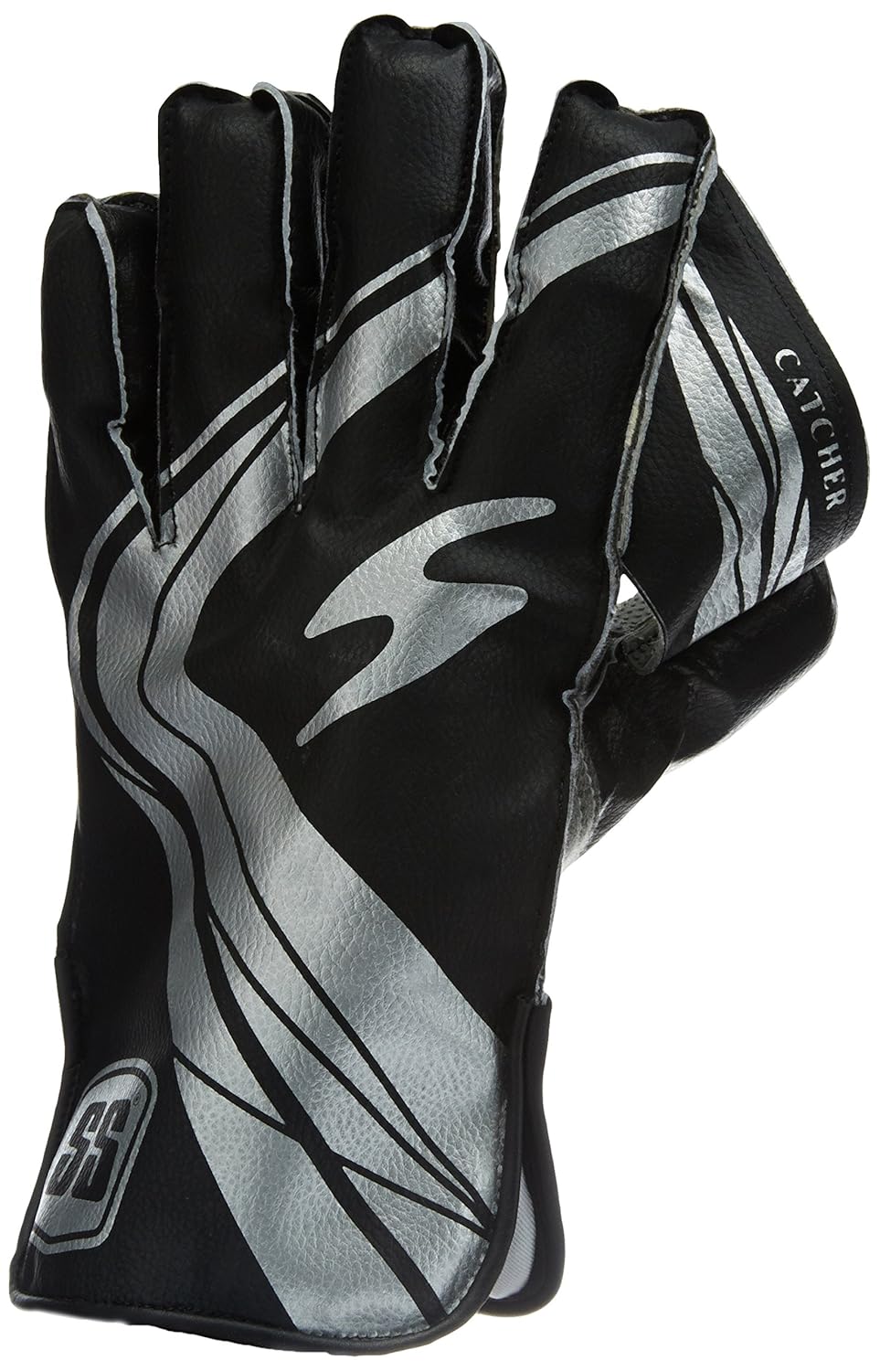 Buy SS Catcher Men's Wicket Keeping Gloves (Black) Online at Low Prices