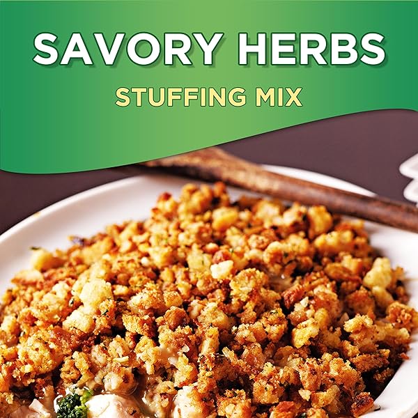 STOVE TOP SAVORY HERBS STUFFING MIX, 6 OZ BOX