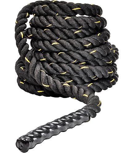 [バトルロープ]　hyper wear ハイパーロープ　25フィート　ブラック Amazon.com: HYPERWEAR Hyper Rope Weighted Short Battle Rope 25 ft