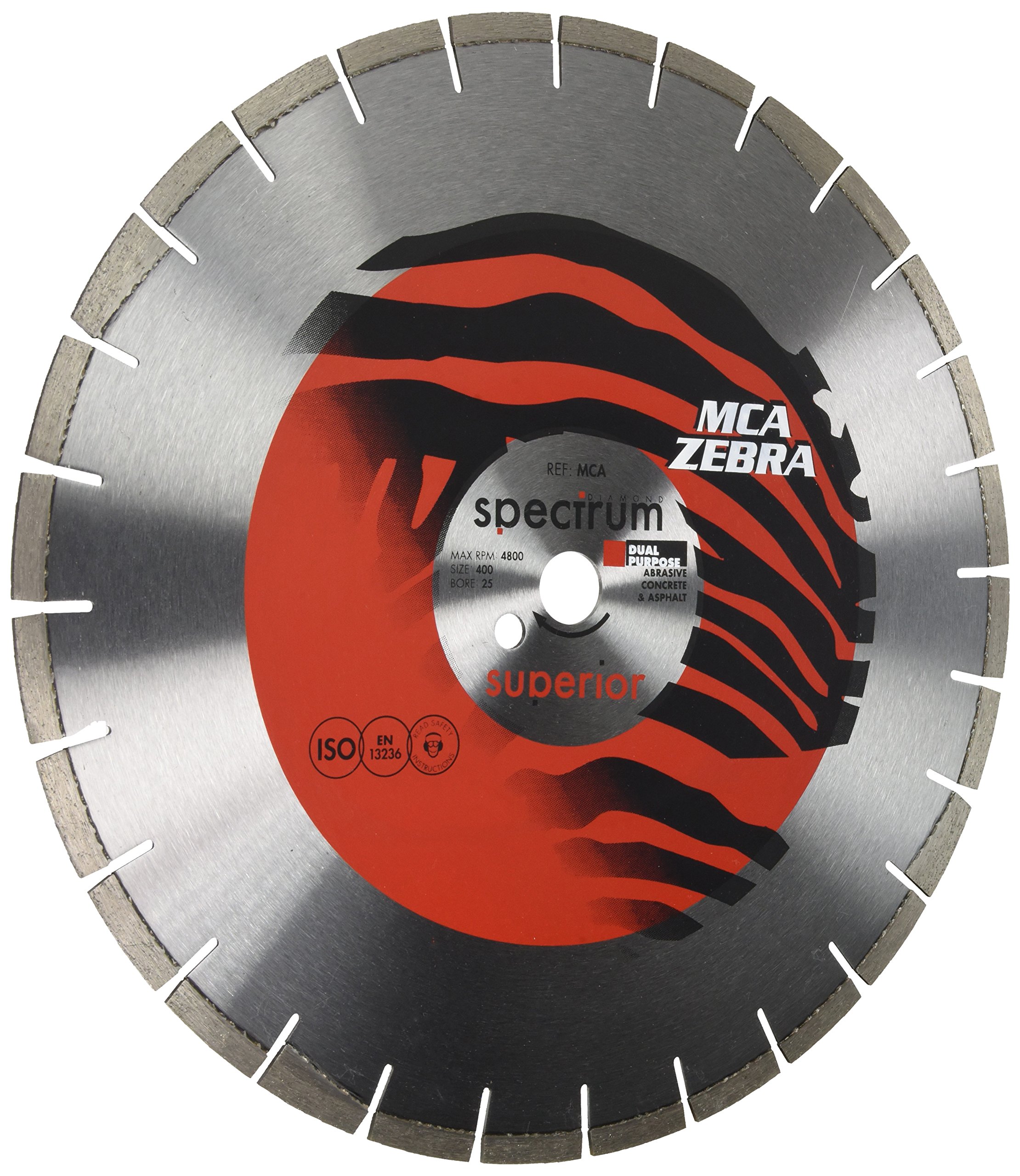 OX Spectrum Pro Zebra Dia Blade - Abrasive - 400/25.4mm