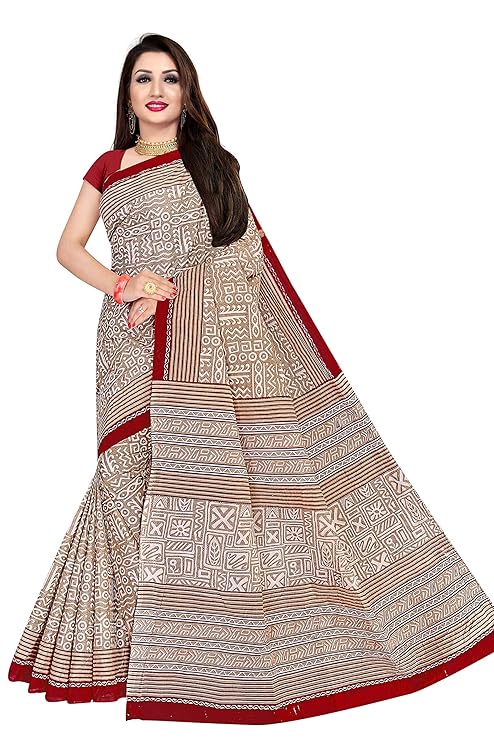 Designer Pure Cotton Saree Without Blouse Piece(2203)