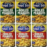 3 Pack Boiled Peanuts and 3 Pack Cajun Boiled Peanuts (Total of 6)