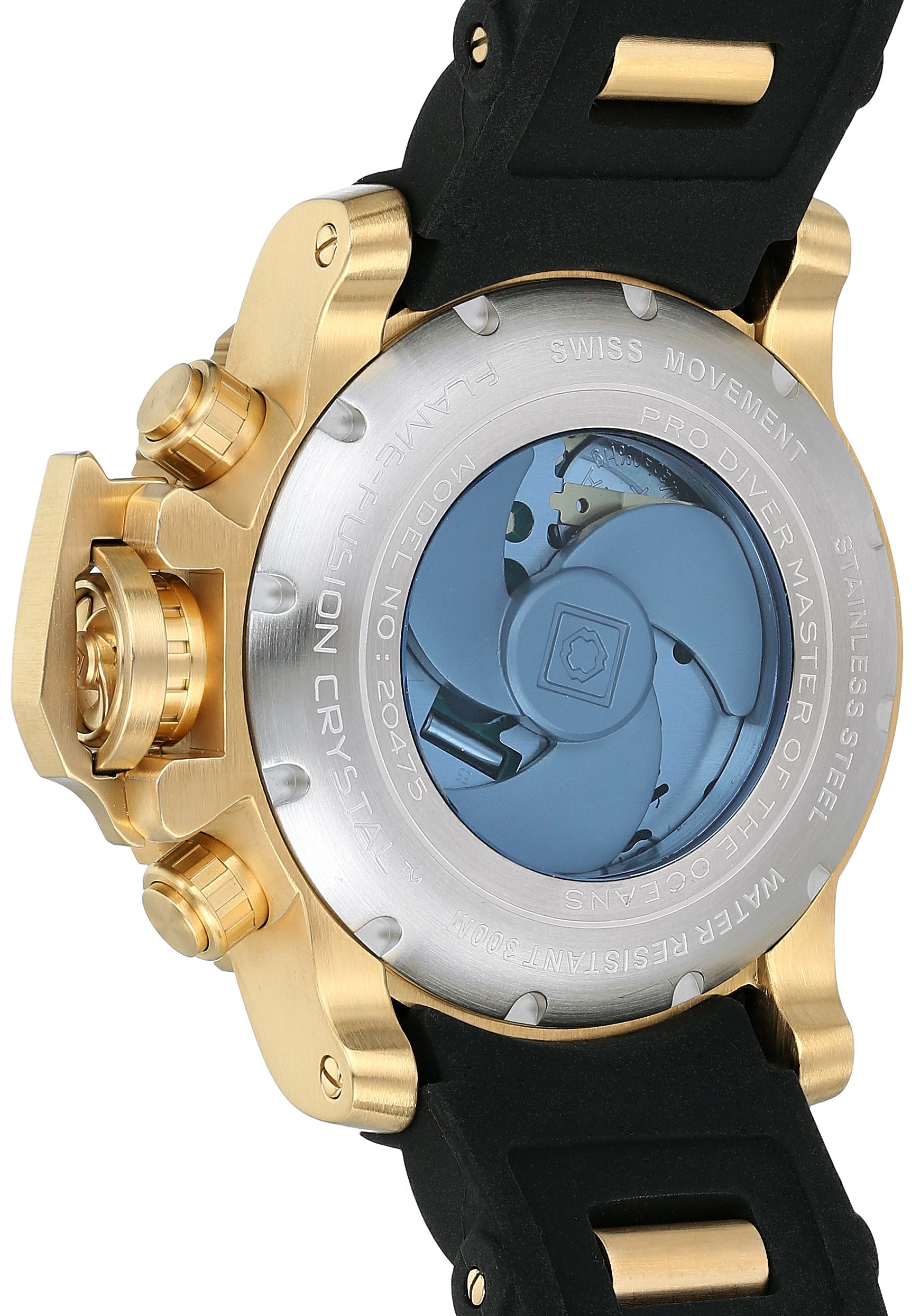 Invictamens 20475 Sea Hunter Analog Display Swiss Quartz Black