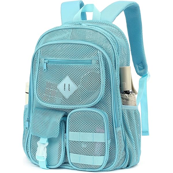 Amazon.com | Xunteny Mesh School Backpack for Girls Boys, Heavy