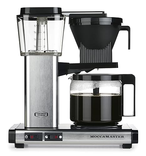 Moccamaster KBG741 AO - Cafetera de goteo, 1520 W, 1,25 l, color plateado