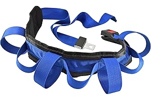 SECURE SAFETY SOLUTIONS Secure STWB-70A Padded Gait Belt for Seniors with Handles and Push Button Buckle - 70 Inch Transfer Belt for Lifting Seniors - Elderly Safety Walking Medical Gate Standing Assist Aid Physical Therapy