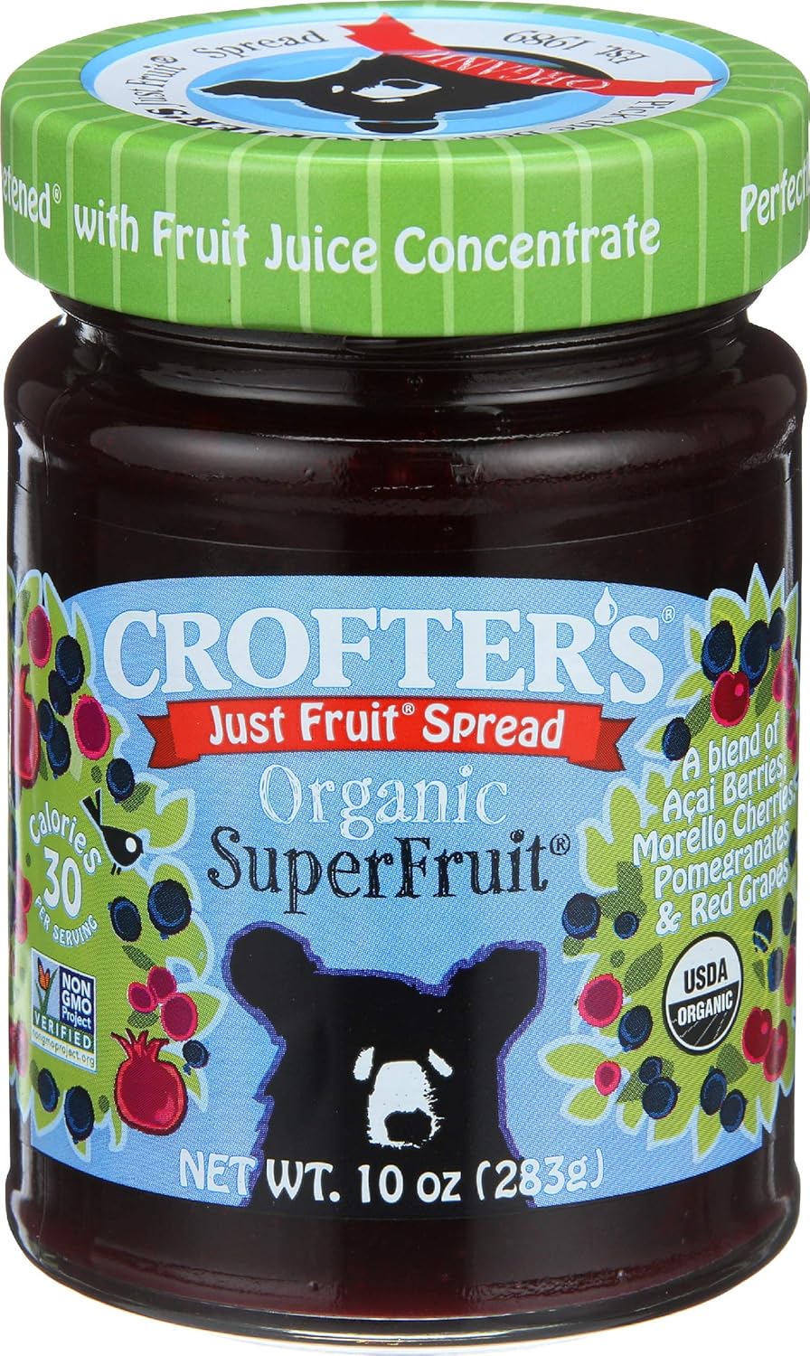 Crofters, Spread Super Fruit Organic, 10 Ounce