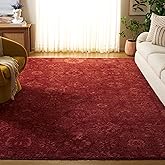 SAFAVIEH Area Rug 8x10 - Vintage Overdye Collection - Large - Red, Non-Shedding & Easy Cleaning, Ideal for Living Room, Bedro