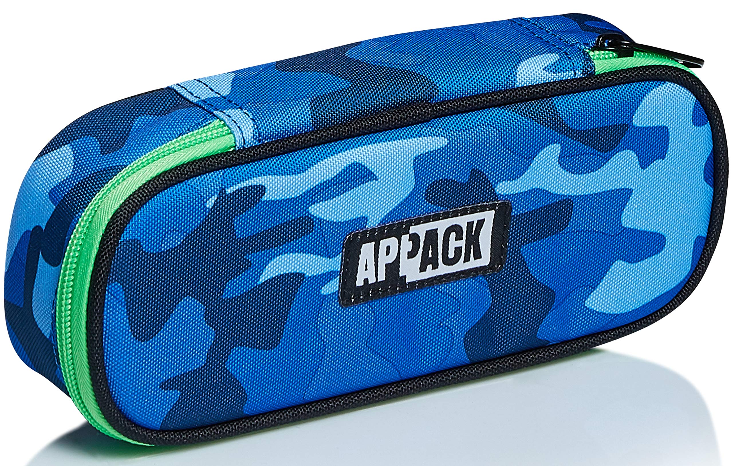 Appack Oval Pouch, Yuzer, Blue, School Pen Holder with Pen Holder Organizer