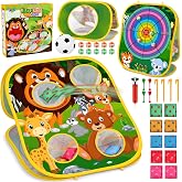 Animal Bean Bag Toss Game Toy Outdoor Toss Game | Family Party Party Supplies for Kids, Gift for Boys Birthday or Christmas f
