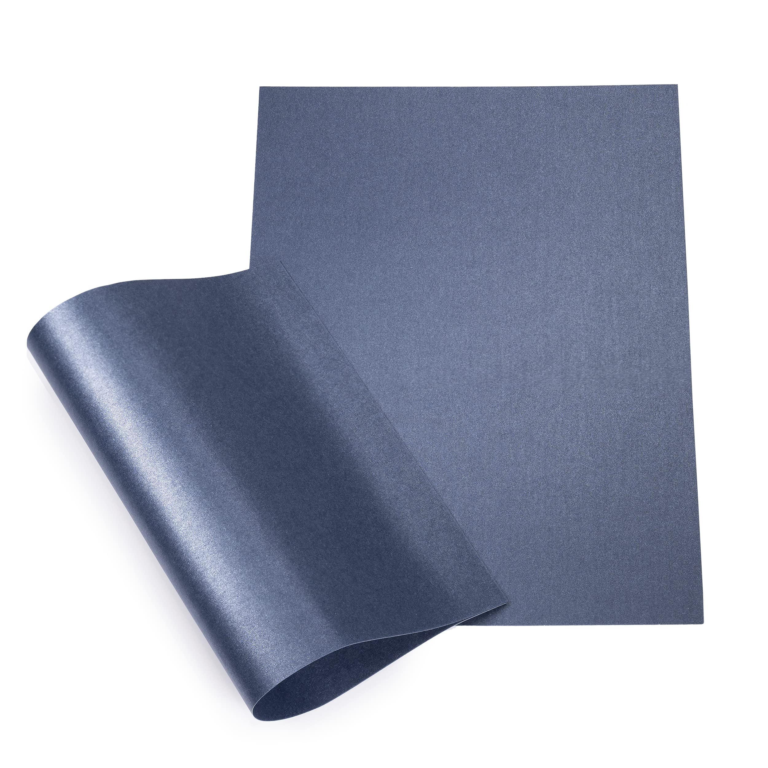 Papertent A4 Double-Sided Pearl Card, 250gsm 20 Sheets - Nearly Navy