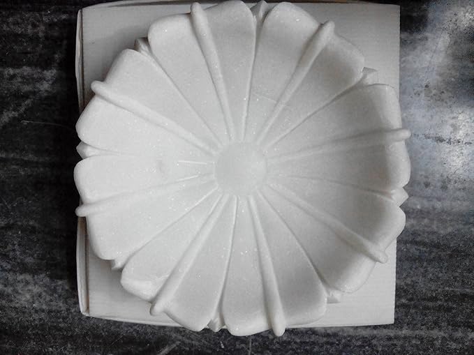 RM Marble Pot (10 Inch, White)